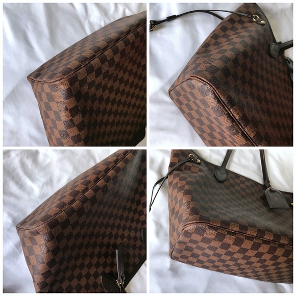 Authentic Louis Vuitton Neverfull MM Damier Ebene - Picture 6 of 7